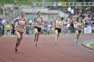 I primi metri di gara degli 800m donne