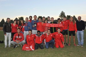 la Montepaschi Uisp Atletica Siena dopo la premiazione -Finale B Gruppo Tirreno 2015 - Orvieto - foto Andrea Bruschettini