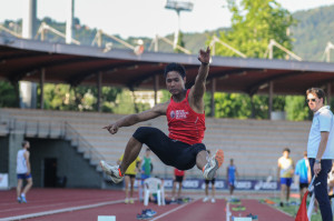 Ian Moretti in azione nel lungo - Foto Matteo Bocci 