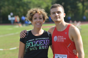 Del Prato e il tecnico Cristina Fornacelli - foto Andrea Bruschettini