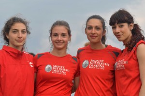 La 4x100m femminile - Foto Andrea Bruschettini 