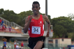 Yohanes Chiappinelli in maglia Uisp Atletica Siena ai CdS 2019