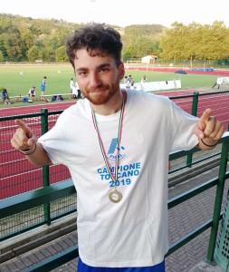 Alberto Menicori Campione Toscano U23 Salto Triplo - Camp.Toscani 2019